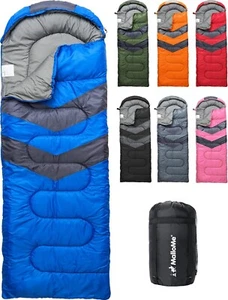 Sleeping Bags – Summer Camping Hiking Travel - Lightweight Waterproof - Picture 1 of 6