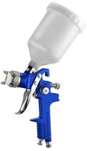 KIT DE PISTOLA DE PULVERIZACIÓN DE AIRE HVLP Calidad profesional pulverizador de pintura resistente con taza - Imagen 1 de 1
