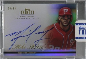 2012 Topps Tribute Auto /99 Mike Morse #TA-MMS1 Auto