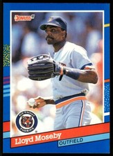 1991 Donruss Baseball Card Lloyd Moseby Detroit Tigers #188