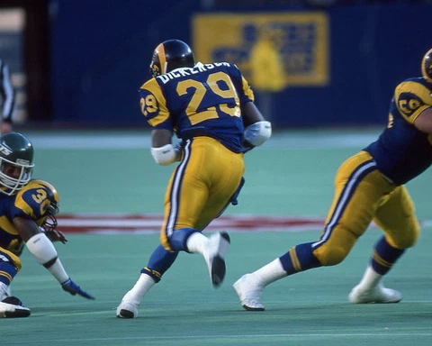 1986 LA Los Angeles Rams ERIC DICKERSON Glossy 8x10 Photo Football Print Poster Cover