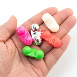 20/50 Stck. Doppel Rassel Perlen Angeln Wels Rig Lockstoffe für Striper Barsch  - Bild 1 von 18