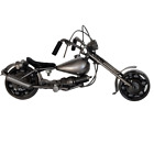 Złom Metal Rzeźba motocyklowa Stalowe nakrętki rowerowe i śruby Chopper Harley HD Art