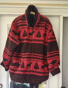 LANE BRYANT Woman’s Plus 22-24 Classic Red/Black Fleece/Lightweight Jacket.MBP - Picture 1 of 11