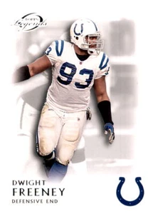 2011 Topps Legends Dwight Freeney NFL Basiskarte PWE Set Break Colts #113 - Bild 1 von 2