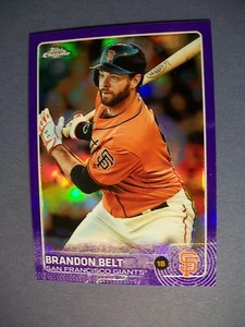 BRANDON BELT 2015 Topps Cromo Viola Rifrattore #47 Giganti /250 - Foto 1 di 1
