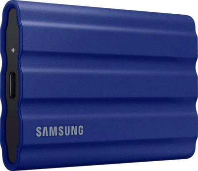 New Samsung T7 Shield USB 3.2 1TB Portable SSD - Blue - SEALED - Image 1 of 3