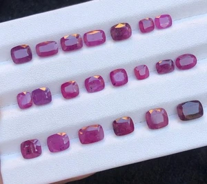 33 Carat Natural Red Ruby Mix Cut Loose Gemstone From Madagascar Africa 21Pieces - Picture 1 of 7