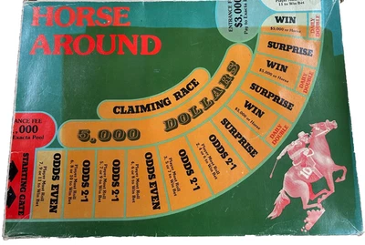 Vintage Horse Around Race Horse Gambling & Betting Board Game 100% Complete - Image 1 of 4