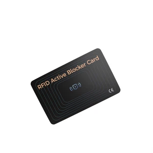 4x RFID Blocker Karte NFC Schutz für EC & Kreditkarten Schutzkarte Blocking Card - Bild 1 von 16