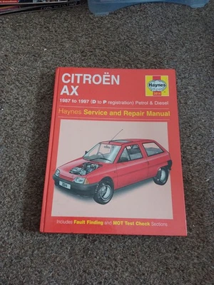 Citroen AX 1987-1997 Petrol Diesel Engine Repair Manual by Haynes - Image 1 of 4