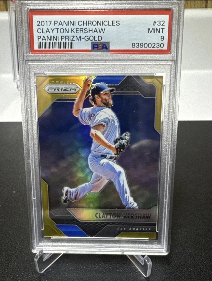 Dodgers kershaw gold prizm  - Image 1 of 2