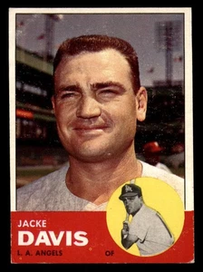 1963 Topps #117 Jacke Davis Angels - Bild 1 von 2