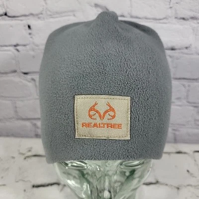 Realtree Real Tree All Fleece Hat Unisex One Size Gray Warm Winter Ski Cap - Image 1 of 4