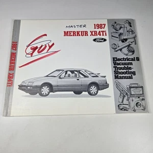 1987 Merkur XR4Ti Electrical & Vacuum Troubleshooting Manual Original Schematics - Picture 1 of 7