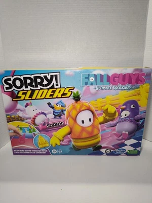 Fall Guys Ultimate Knockout Sorry! Game Sliders Board Game 8+ 100% COMPLETE - Image 1 of 4