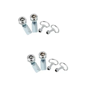 4 Sets  Practical Distribution Cabinet Lock Sturdy Power Cabinet Triangle Lock - Picture 1 of 12