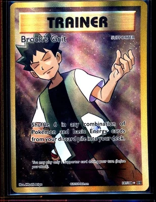 Brock's Grit Full Art Holo Ultra Rare Card 107/108 Evolu TCG Pokemon NM 1001#150 - Image 1 of 2
