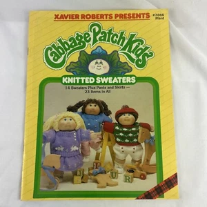 Cabbage Patch Kids Knitted Sweaters Xavier Roberts 7866 23 Items 1985 - Picture 1 of 10