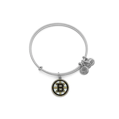 Boston Bruins Alex and Ani Spoked B Color Epoxy Silver TD Garden Exclusive New Cover