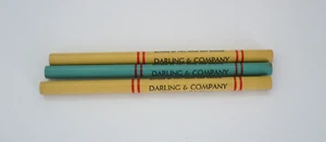 Vintage Darling & Company Pencils Total of 3 Unsharpened - Picture 1 of 12