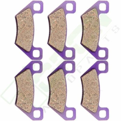 Pastillas de freno delanteras traseras de fibra de carbono para 2007 2008 2009 ARCTIC CAT XT 650 Prowler Foto 1 de 4