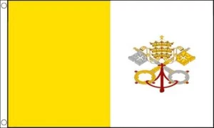 Römisch-katholische Polyester Flagge - Größenwahl - Bild 1 von 3