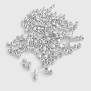 Rocailles Glasperlen ca. 2 mm Farbe Stahl ca. 2000 Perlen nenad-design AN419 - Bild 1 von 6