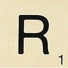 Grande Wooden Letter Way Scrabble 3 7/8in Letter R