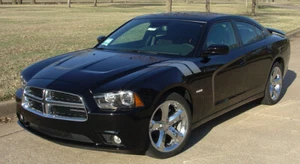 Hash Hood Fender Decals Stripes Graphics Vinyl 11 12 2013 2014 for Dodge Charger - Picture 1 of 3