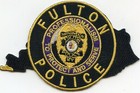 FULTON KENTUCKY KY State Shape Shaped POLICE PATCH