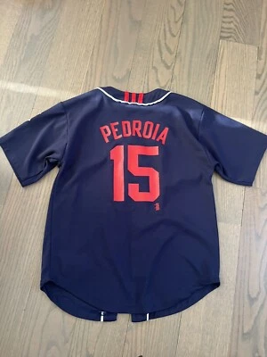 NLB Boston Red Sox jersey kids Size 10-12  Pedroia 15 Adidas EUC - Image 1 of 4
