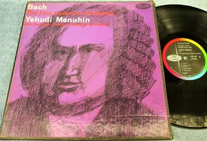 YEHUDI MENUHIN Bach Four Suites box set 2 MONO LPs GBR 7252 Bath Festival Orch - Picture 1 of 1