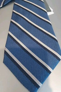 daniel cremieux Limited Edition stripe tie Blue/gray - Picture 1 of 3