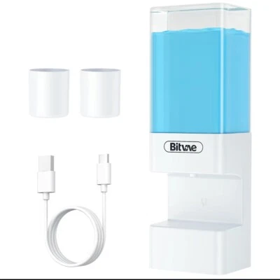 Bitvae 09 настенный автоматический дозатор жидкости для полоскания рта - 2 режима, 2 магнитные чашки - Изображение 1 из 4