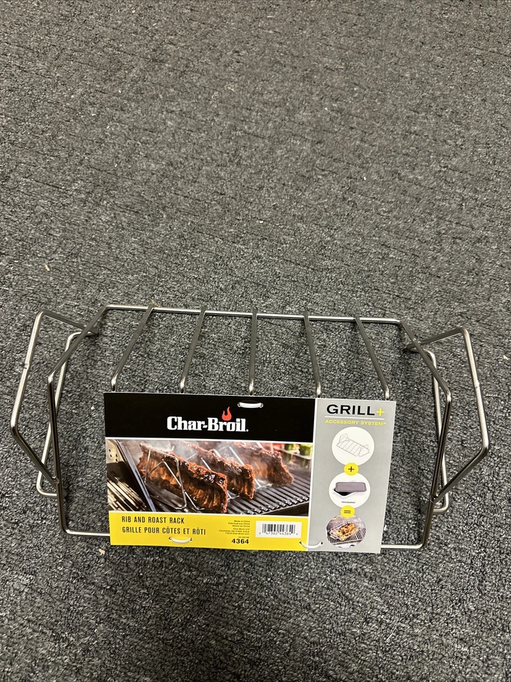 *NEW* Char-Broil Grill+ Accessory System Rib & Roast Rack Grill Rack - Image 1 of 1
