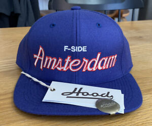 Ajax Amsterdam F-Side 100% Wool Snapback Hood Hat Soccer Football Cap Script