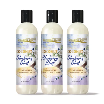 Blueberry Leave-In Conditioner for Hair Softening, Detangling 8oz (Pack of 3) - Image 1 of 4