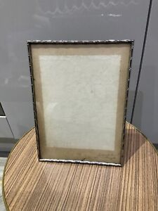 Vintage Picture Frame Decorative Frame “Staybrite Steel “glass Front 20.5 X 28cm