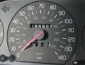 Volvo 940 Turbo Instrument cluster 185,907 miles. For 1993-1994 940 TURBO Cars. - Foto 1 di 14