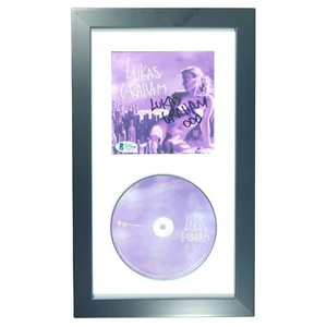 Lukas Graham Signed CD Cover 3 The Purple Album Autograph Music Framed Beckett - Picture 1 of 8