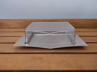 Butterschale Butterdose Butterglocke WMF Cromargan mit Kunststoffhaube Vintage - Bild 1 von 4