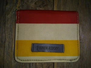 Pendleton Wallet Colorful Stripes Cash Money Credit Card License + Pockets Case - Picture 1 of 8