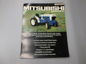 Satoh Mitsubishi Beaver III Models S-373D S-373 Tractor Brochure - Picture 1 of 2