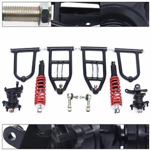 Front Suspension Arm Kit Assembly Upper/Lower Swingarm For ATV Quad Bike Go Kart - Picture 1 of 20