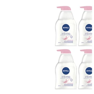 4x250ml Nivea Intimo Waschlotion Intimpflege Sensitive | für sensible Haut - Bild 1 von 1