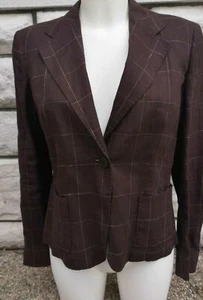 Nuovo Blazer MAX MARA LINO Taglia US 6 EU 36 - Foto 1 di 7