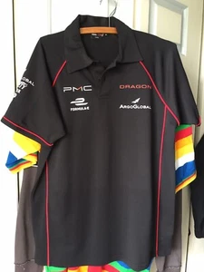 Dragon Penske Autosport | Formula E | Polo Shirt | Medium | Black | NEW w/o TAGS - Picture 1 of 9