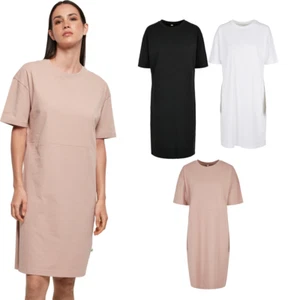 Damen Bio Oversize Schlitz Tee Kleid BY181| Relaxed Fit Urban Casual Fit Top - Bild 1 von 18