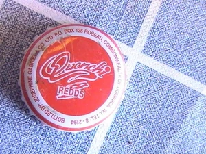 BOTTLE CAP USED PLASTIC LINED QUENCHI REDDS JOSEPHINE GABRIEL DOMINICA - Picture 1 of 3